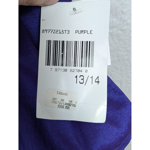 Jodi Kristopher Dress Womens 13 Strap Mini Floral Crystal Accents NWT Prom - Picture 4 of 10